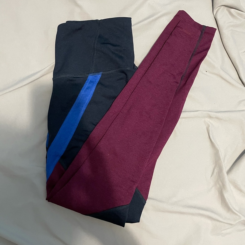 OLD NAVY COLOUR BLOCK LEGGINGS
